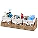 Algopix Similar Product 11 - EZOWare Seagrass Wicker Shelf Basket