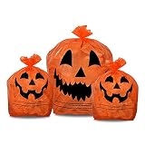 Algopix Similar Product 9 - KINREX Halloween Leaf Bags Pumpkin