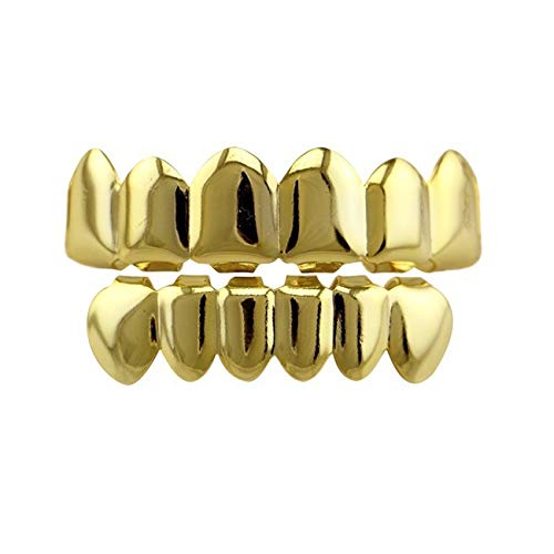 Algopix Similar Product 10 - 24K Gold Plated Punk Custom Fit Teeth