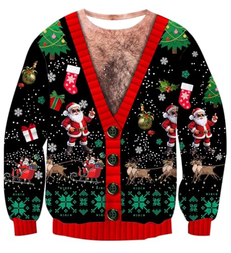 Algopix Similar Product 13 - uideazone Mens Ugly Christmas