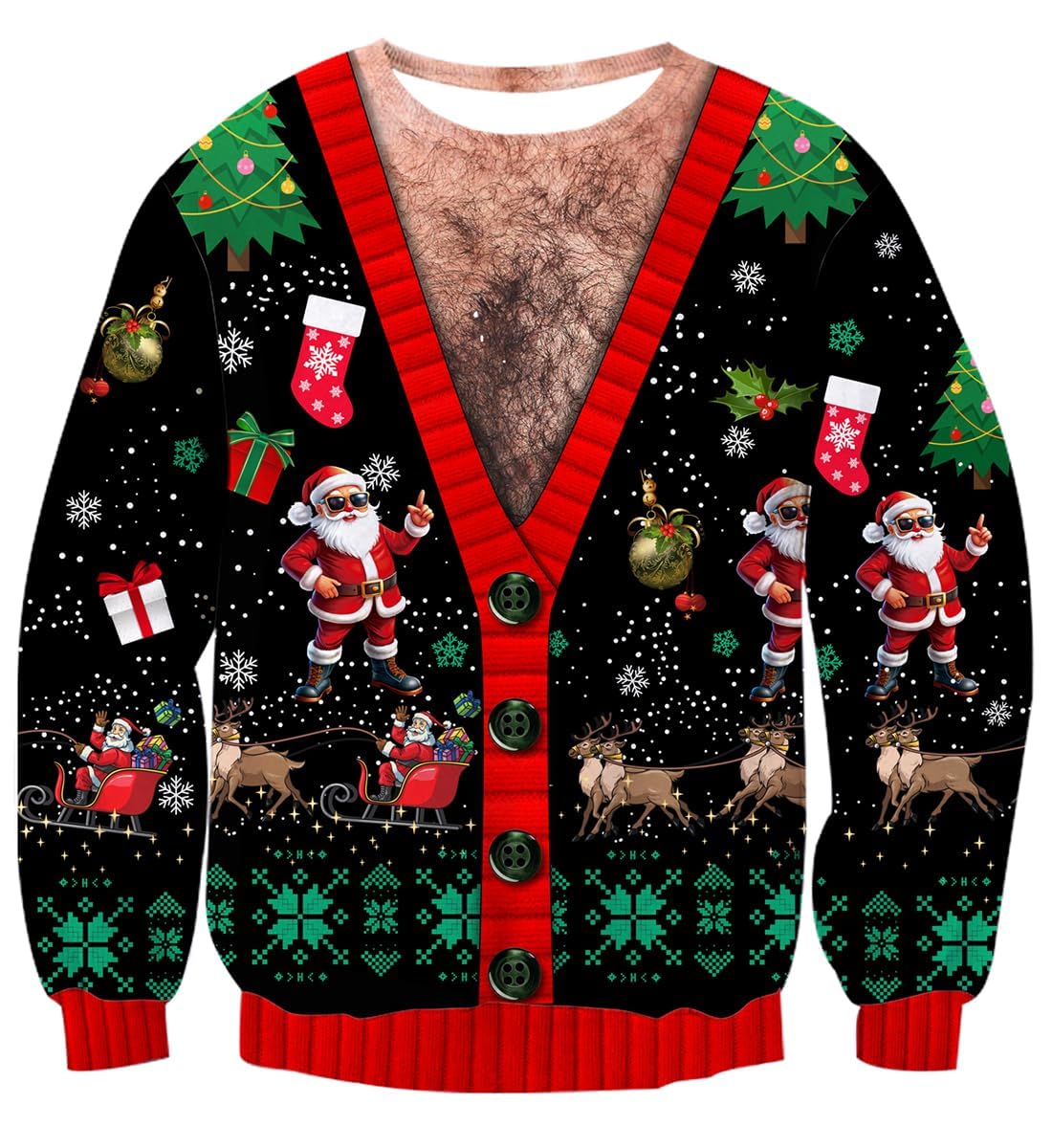 Algopix Similar Product 1 - uideazone Mens Ugly Christmas