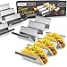 Algopix Similar Product 17 - 4 Pack Stainless Steel Heavy Duty Taco