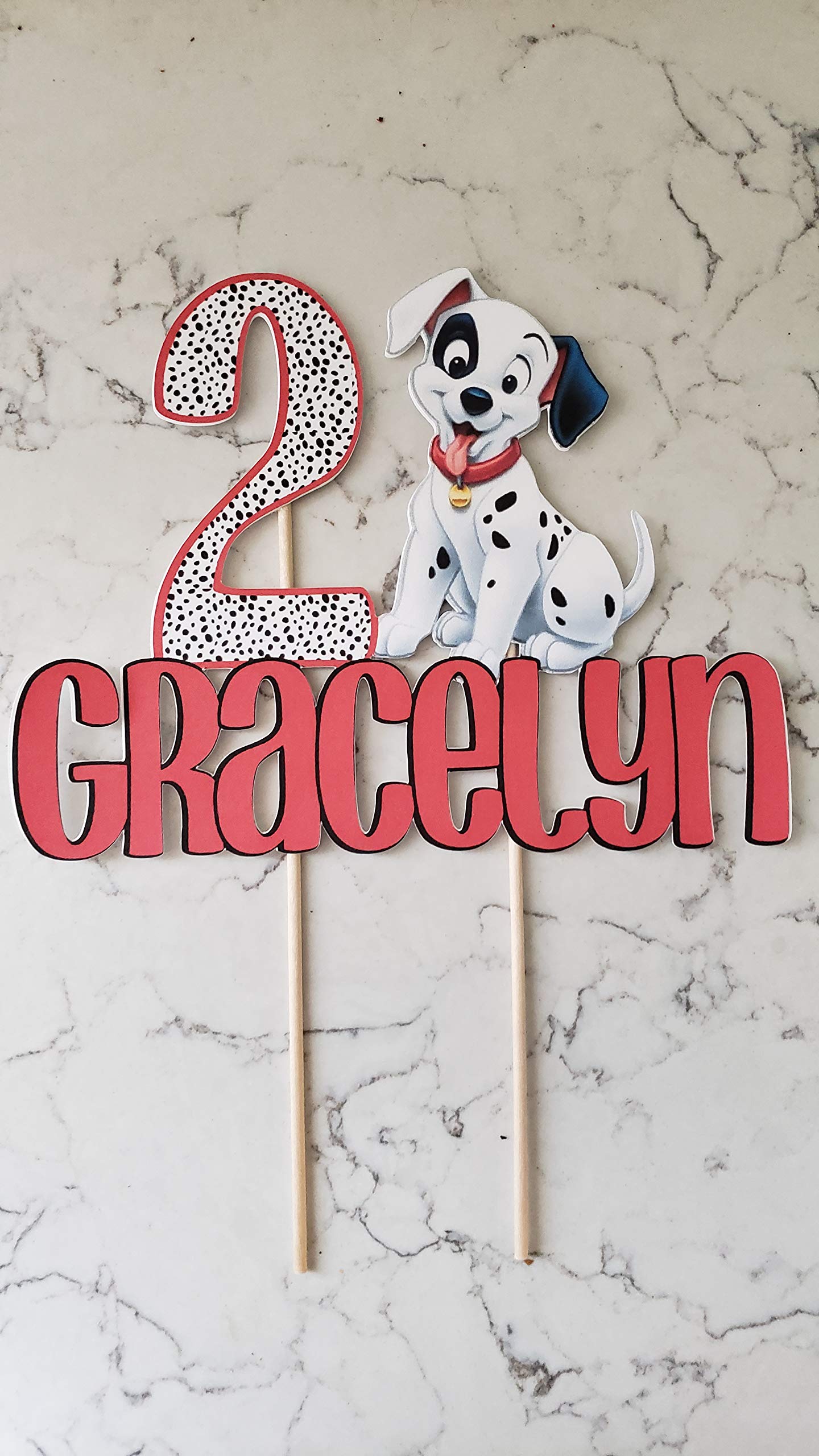 Algopix Similar Product 8 - Dalmations customizable birthday cake