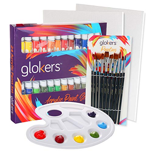 Algopix Similar Product 3 - glokers Premium Acrylic Paint Set 24