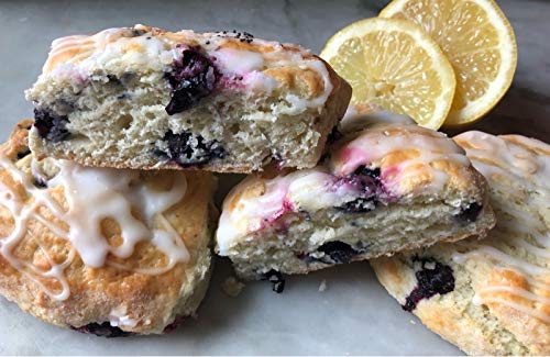 Algopix Similar Product 20 - Tart Lemon and Fresh Blueberry Scones