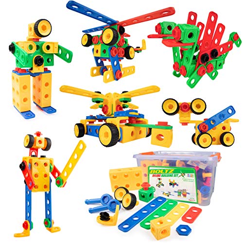 Algopix Similar Product 5 - USA Toyz Boltz STEM Building Toys  101