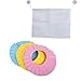 Algopix Similar Product 13 - DBHappy 3 Pieces Baby Bath Cap Pink