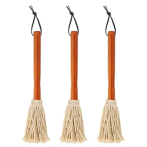Algopix Similar Product 6 - 12 BBQ Sauce Basting Mops  Brushes