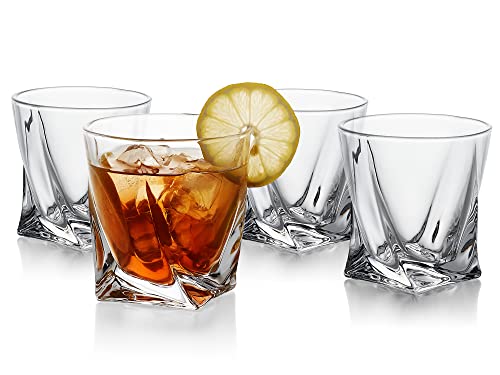 Algopix Similar Product 11 - GoodGlassware Swirl Whiskey Glasses