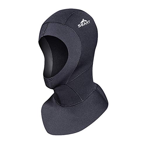 Algopix Similar Product 17 - DiNeop Neoprene Scuba Diving Hood 3MM