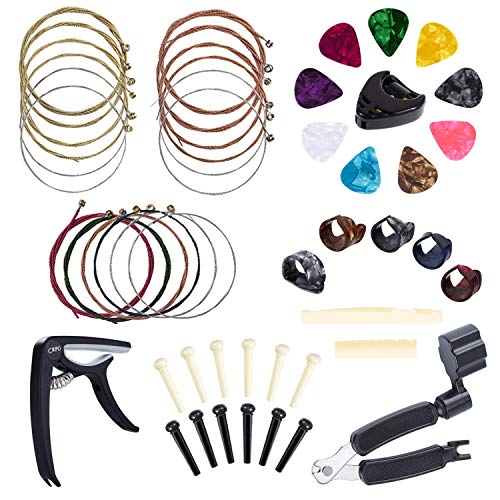 Algopix Similar Product 19 - Benvo Guitar Accessories Kit 49 Pieces