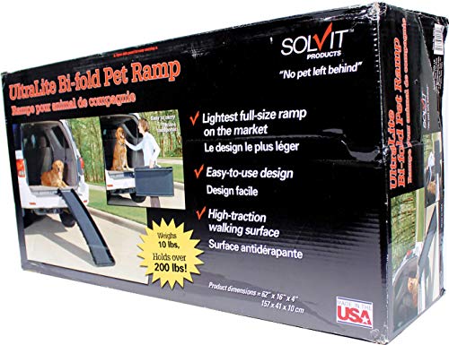 Algopix Similar Product 7 - Solvit Ultralite Bi-Fold Dog Ramp