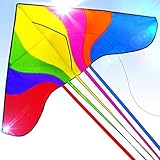 Algopix Similar Product 10 - Easy to Fly Large Nylon Bird Kite for