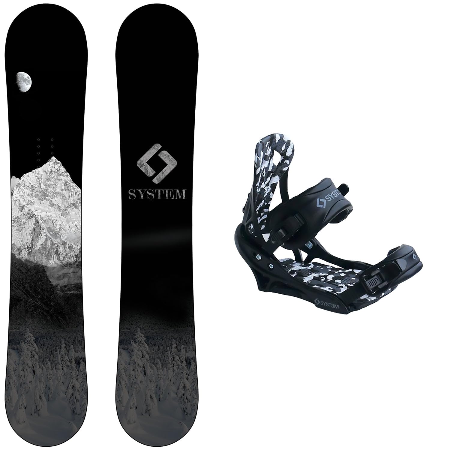 Algopix Similar Product 15 - System MTN Snowboard with APX Bindings