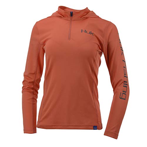 Algopix Similar Product 14 - Huk Womens Icon X Hoodie UPF 50