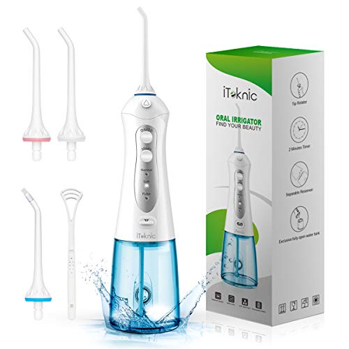 Algopix Similar Product 18 - Cordless Water Flosser for Teeth