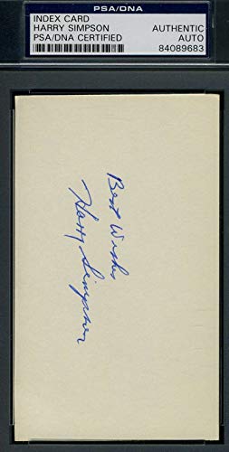 Algopix Similar Product 12 - HARRY SUITCASE SIMPSON PSA DNA COA