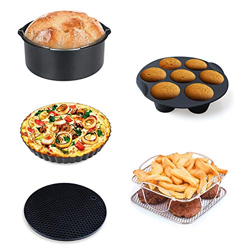 Algopix Similar Product 18 - MFTEK Air fryer rack air fryer