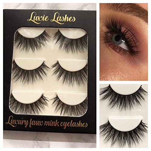 Algopix Similar Product 10 - LUXIE LASHES 3D Luxury Fluffy Soft Faux