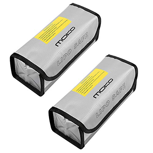 Algopix Similar Product 16 - MoKo 2 PCS LIPO Battery Fireproof