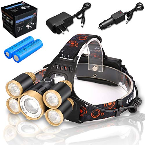 Algopix Similar Product 9 - Rechargeable Headlamp Flashlight MOCCO