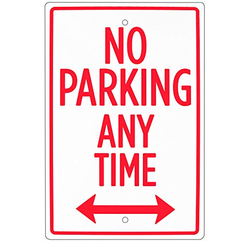 Algopix Similar Product 12 - No Parking Any Time Sign  18 x 12