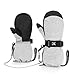 Algopix Similar Product 2 - HIGHCAMP Kids Ski Mittens Waterproof