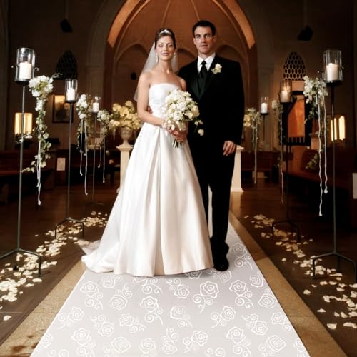 Algopix Similar Product 16 - FrenzyBird Aisle Runner for Wedding