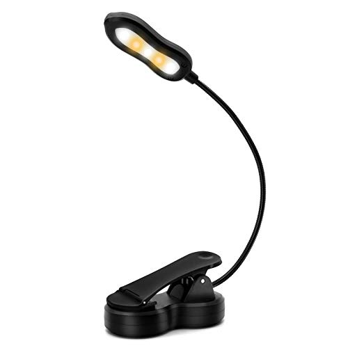 Algopix Similar Product 11 - Rechargeable Book Light Clip on LED