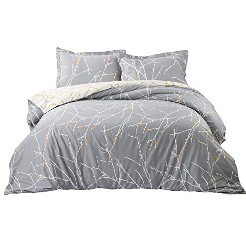 Algopix Similar Product 9 - Bedsure Branch Printed Duvet Cover Set