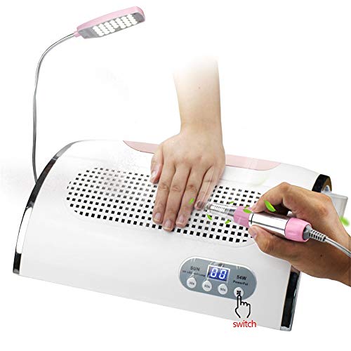 Algopix Similar Product 13 - ATNAILS 3 in 1 Nail Vacuum Cleaner Nail