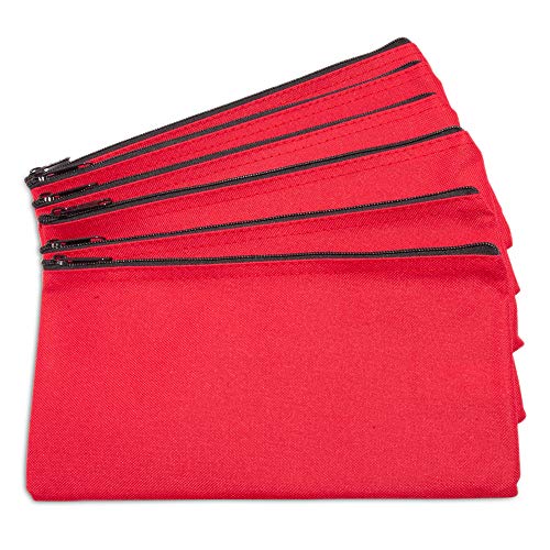 Algopix Similar Product 12 - DALIX Zipper Bank Deposit Money Bags