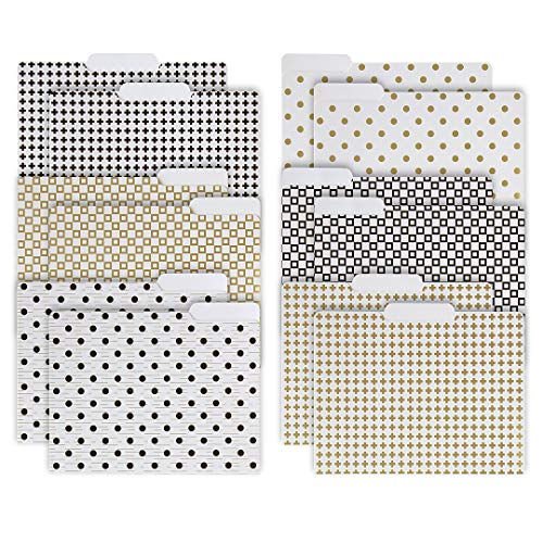 Algopix Similar Product 7 - Blu Monaco Decorative File Folders 