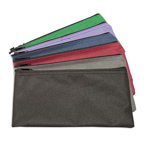 Algopix Similar Product 9 - DALIX Zippered Money Pouch Bank Bag