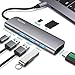 Algopix Similar Product 2 - USB C Hub HDMI HOGORE 7in1 USB Type