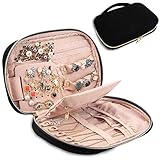 Algopix Similar Product 11 - GANAMODA Jewelry Travel Organizer Bag