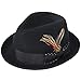 Algopix Similar Product 18 - JANETSHATS Unisex Classic Fedora Hats