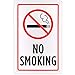 Algopix Similar Product 3 - No Smoking Sign  18 x 12 Aluminum