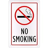 Algopix Similar Product 13 - No Smoking Sign  18 x 12 Aluminum