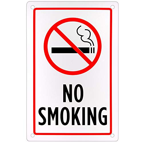 Algopix Similar Product 5 - No Smoking Sign  18 x 12 Aluminum