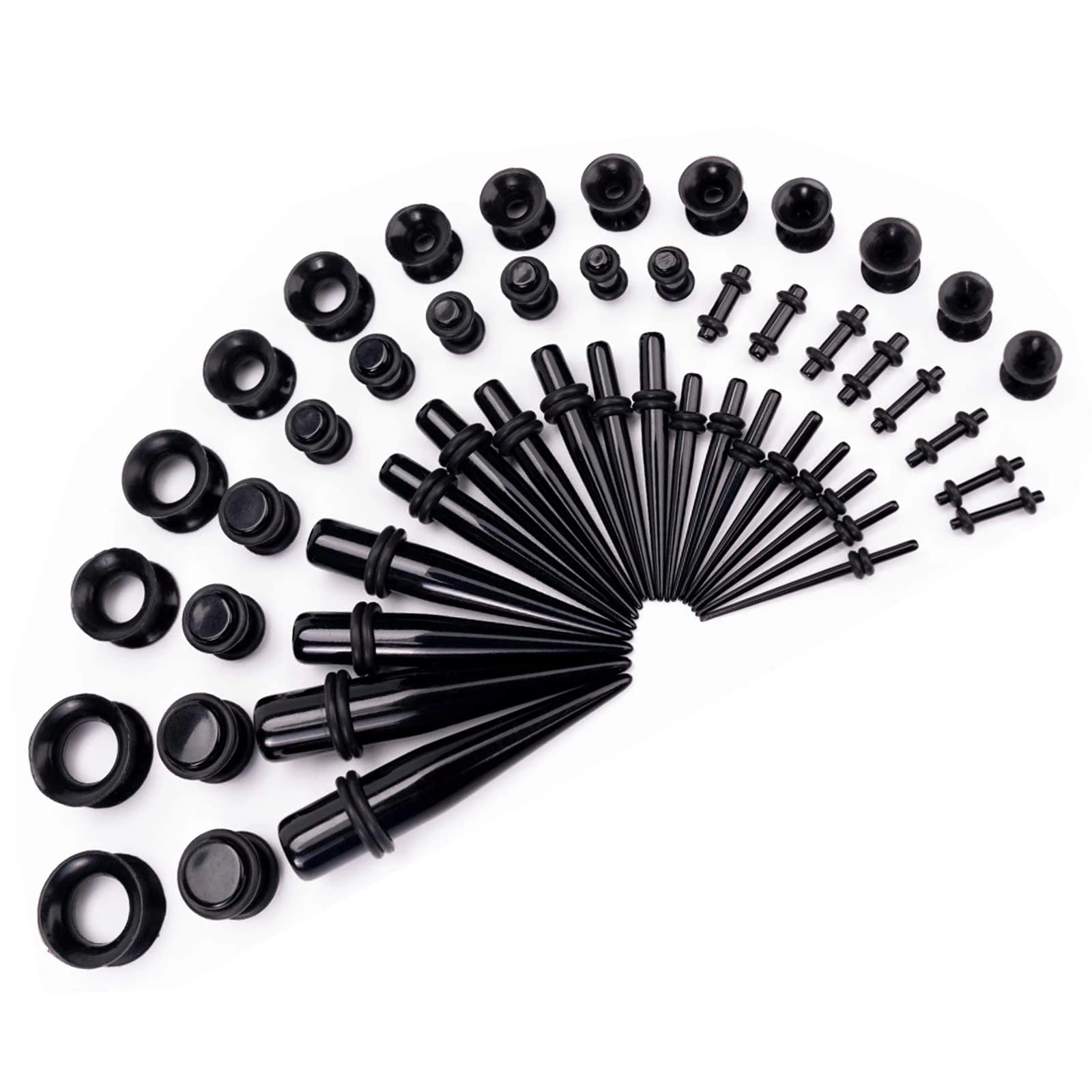 Algopix Similar Product 8 - LLGLTEC Ear Stretching Kit 50 Pieces