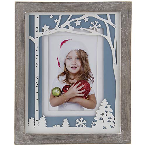 Algopix Similar Product 9 - Winter Laser Cut Wood Frame