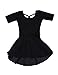 Algopix Similar Product 6 - Leveret Kids Girls Skirt Leotard Black