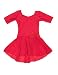 Algopix Similar Product 12 - Leveret Kids Girls Skirt Leotard Red