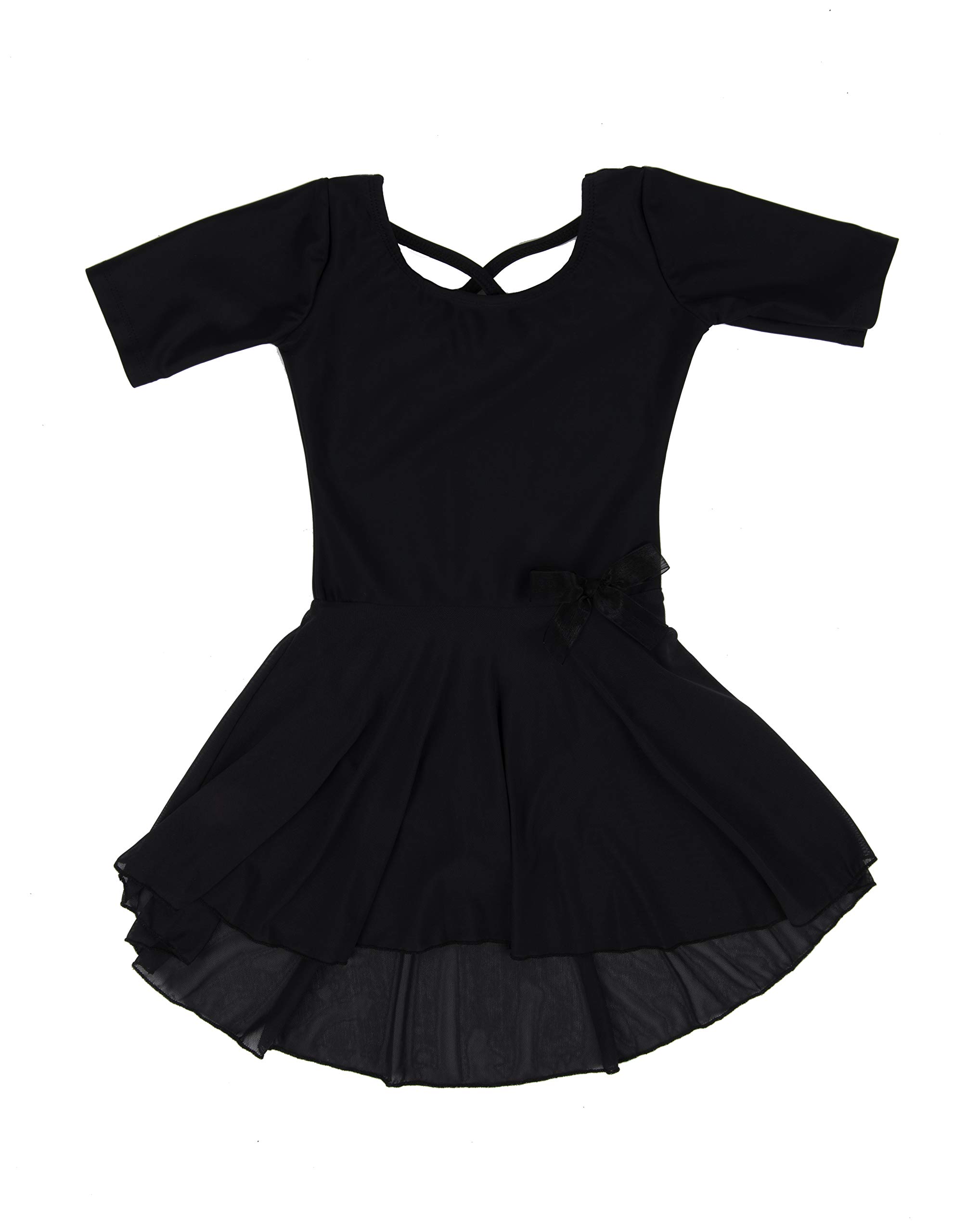 Algopix Similar Product 13 - Leveret Kids Girls Skirt Leotard Black