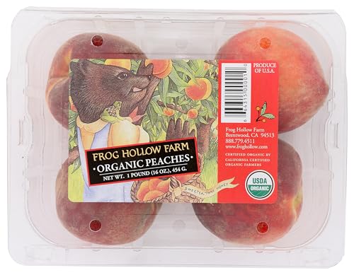 Algopix Similar Product 14 - FROG HOLLOW FARM Organic Peaches, 16 OZ