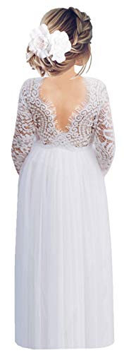 Algopix Similar Product 9 - 2Bunnies Girl Peony Lace Back ALine
