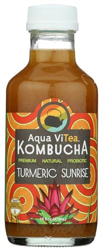Algopix Similar Product 2 - AQUA VITEA Turmeric Sunrise Kombucha