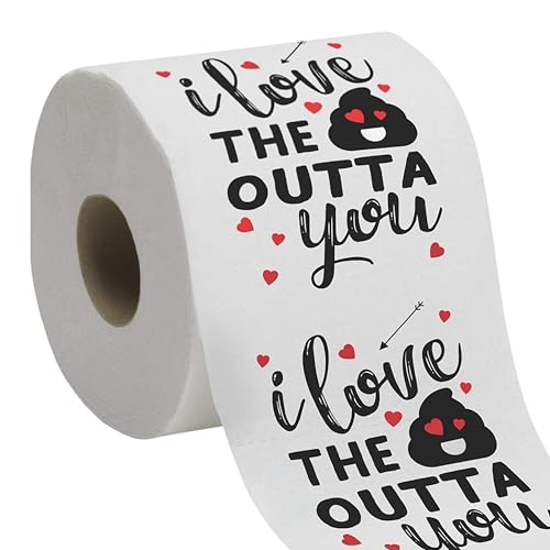 Algopix Similar Product 10 - Funny Toilet Paper  Valentines Day 