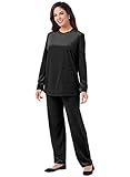 Algopix Similar Product 3 - Luxurious Velour Set Color Black Size